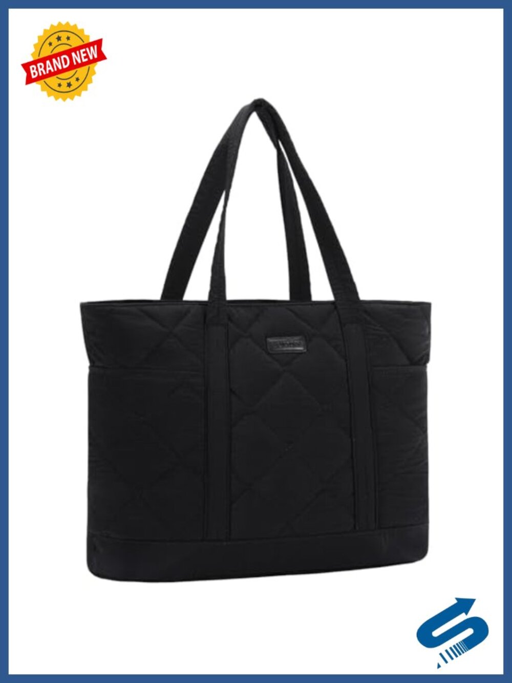 Puffer Tote Bag Lightweight Quilted Shoulder Bag with Compartments